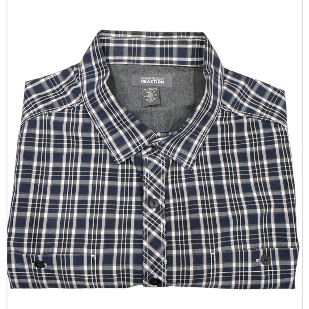 NEW Kenneth Cole REACTION Men's Sleeve Button Down Collar Long shirt